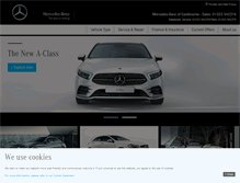 Tablet Screenshot of mercedes-benzofeastbourne.co.uk